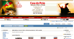 Desktop Screenshot of casadopeao.com